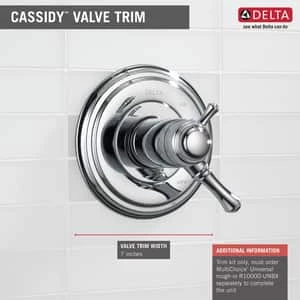Brand new ⌛ Delta Faucet Cassidy™ Monitor® 17 Series Single Handle Shower Faucet in Chrome Trim Only ⭐ - Image 2