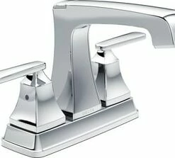 Best Pirce 👏 Delta Faucet Ashlyn® Two Handle Centerset Bathroom Sink Faucet in Chrome ⌛