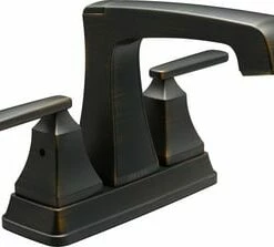 New 🔔 Delta Faucet Ashlyn® Two Handle Centerset Bathroom Sink Faucet in Venetian Bronze 💯