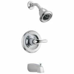Discount 🛒 Delta Faucet Classic Single Handle Single Function Bathtub & Shower Faucet in Polished Chrome (Trim Only) 🛒