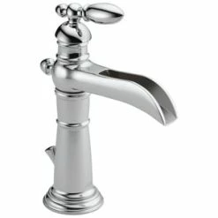 Outlet 💯 Delta Faucet Victorian® Single Handle Monoblock Bathroom Sink Faucet in Polished Chrome 🎉