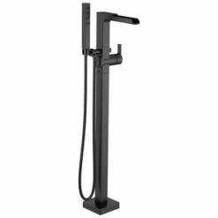 Brand new 🎁 Delta Faucet Ara® Single Handle Lever Floor Mount Filler in Matte Black (Trim Only) 😀