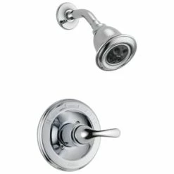 Hot Sale 🔔 Delta Faucet Classic Single Handle Multi Function Shower Faucet in Chrome (Trim Only) ✨