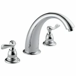 Coupon 🧨 Delta Faucet Windemere® Two Handle Roman Tub Faucet in Polished Chrome Trim Only 🤩