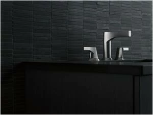 Brand new 🤩 Delta Faucet Zura® Two Handle Widespread Bathroom Sink Faucet in Matte Black Lever Handle 🧨 - Image 5