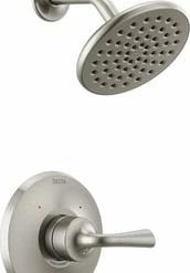 Outlet 🌟 Delta Faucet Kayra™ Single Handle Single Function Shower Faucet in Brilliance® Stainless (Trim Only) 🎁