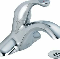 Cheapest 💯 Delta Faucet Classic Single Handle Centerset Bathroom Sink Faucet in Polished Chrome 👍