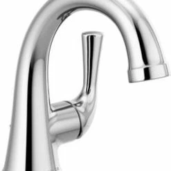 New 🤩 Delta Faucet Kayra™ Single Handle Monoblock Bathroom Sink Faucet in Chrome ✔️