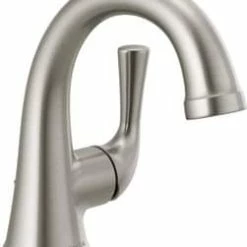 Flash Sale 👏 Delta Faucet Kayra™ Single Handle Monoblock Bathroom Sink Faucet in Stainless 🎉