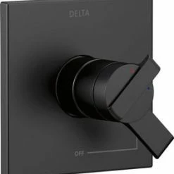 Budget 🔔 Delta Faucet Ara® Monitor 17 Series Dual Function Pressure Balanced Valve Trim Only with Integrated Volume Control in Brilliance Matte Black 😀