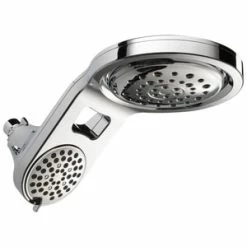 Best deal 🔔 Delta Faucet HydroRain® Multi Function Full Body, Full Spray w/ Massage, Massaging, Pause and Shampoo Rinsing Showerhead in Polished Chrome 😍