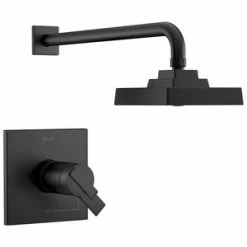 Best deal ⭐ Delta Faucet Ara® Single Handle Single Function Shower Faucet in Matte Black (Trim Only) ✔️