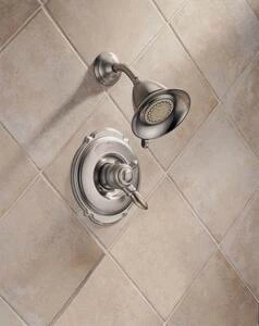 Wholesale 🎁 Delta Faucet Victorian® 2.5 gpm Shower Trim Kit with Single Lever Handle and 2-Function Showerhead in Champagne Bronze (Trim Only) 😍 - Image 2