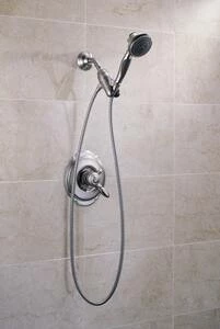 Best deal ❤️ Delta Faucet Victorian® 2.5 gpm Shower Trim Kit with Single Lever Handle and 2-Function Showerhead in Brilliance Polished Brass (Trim Only) 🎉 - Image 2