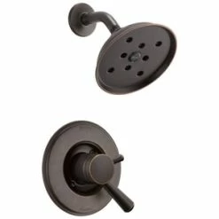 Cheapest ✔️ Delta Faucet Linden™ 2 gpm Pressure Balance Shower Trim with Single Lever Handle in Venetian Bronze (Trim Only) ✨