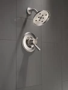 Top 10 😍 Delta Faucet Linden™ Single Handle Multi Function Shower Faucet in Brilliance® Stainless (Trim Only) ❤️ - Image 2