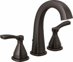 New 🎁 Delta Faucet Stryke® Two Handle Widespread Bathroom Sink Faucet in Venetian Bronze 🌟