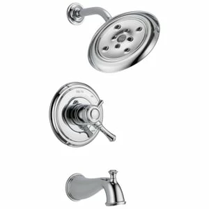 Coupon 👏 Delta Faucet Cassidy™ Two Handle Single Function Bathtub & Shower Faucet in Polished Chrome (Trim Only) 🛒