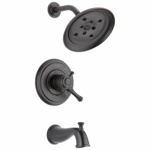 Promo 🛒 Delta Faucet Cassidy™ Two Handle Single Function Bathtub & Shower Faucet in Venetian Bronze (Trim Only) ❤️