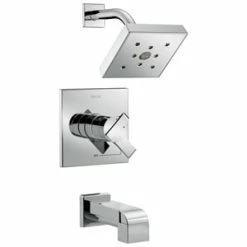 Flash Sale ⌛ Delta Faucet Ara® Two Handle Single Function Bathtub & Shower Faucet in Polished Chrome (Trim Only) 🧨