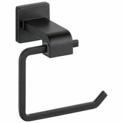 Budget 💯 Delta Faucet Ara® Wall Mount Toilet Tissue Holder in Matte Black 😉