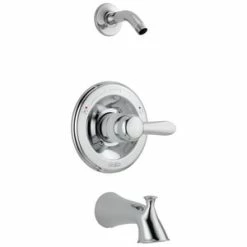 Hot Sale ⌛ Delta Faucet Lahara® Single Handle Single Function Bathtub & Shower Faucet in Chrome Trim Only ⌛