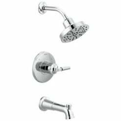 Best deal 😍 Delta Faucet Bowery™ Single Handle Multi Function Bathtub & Shower Faucet in Chrome Trim Only ✨
