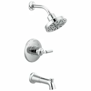 Best deal 😍 Delta Faucet Bowery™ Single Handle Multi Function Bathtub & Shower Faucet in Chrome Trim Only ✨