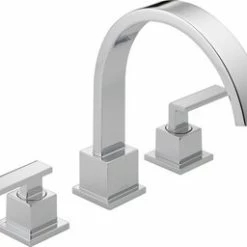 Best deal 💯 Delta Faucet Vero® Two Handle Roman Tub Faucet in Polished Chrome Trim Only 🧨