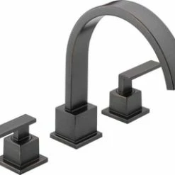 Promo ✔️ Delta Faucet Vero® Two Handle Roman Tub Faucet in Venetian Bronze Trim Only 💯