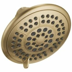 Buy ⭐ Delta Faucet Universal Showering Multi Function Full Body, Full Spray with Massage, Massage, Pause and Soft Drench w/ Full Spray Showerhead in Brilliance® Champagne Bronze ✔️