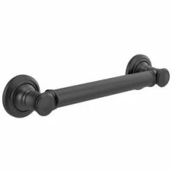 Promo 💯 Delta Faucet Traditional 12 in. Grab Bar in Matte Black ⌛