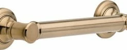 Hot Sale 🛒 Delta Faucet Traditional 12 in. Grab Bar in Brilliance® Champagne Bronze 🔔