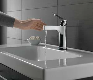 Outlet 😀 Delta Faucet Zura® Single Handle Centerset Bathroom Sink Faucet in Polished Chrome 🔔 - Image 5
