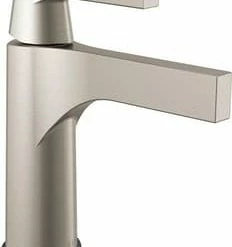 Cheap 😍 Delta Faucet Zura® Single Handle Monoblock Bathroom Sink Faucet in Brilliance Stainless 😀