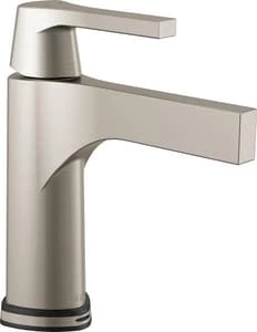 Cheap 😍 Delta Faucet Zura® Single Handle Monoblock Bathroom Sink Faucet in Brilliance Stainless 😀