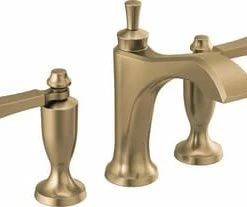 Discount ❤️ Delta Faucet Dorval™ Two Handle Widespread Bathroom Sink Faucet in Champagne Bronze 👍