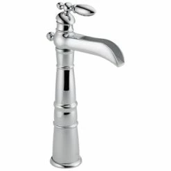 Promo 😉 Delta Faucet Victorian® Single Handle Vessel Filler Bathroom Sink Faucet in Polished Chrome 👏