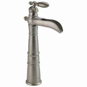 Cheapest 💯 Delta Faucet Victorian® Single Handle Vessel Filler Bathroom Sink Faucet in Brilliance Stainless 🔔