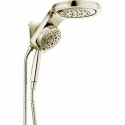 Promo 🔔 Delta Faucet Multi Function Showerhead in Polished Nickel 🌟