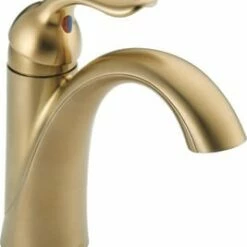 Wholesale ⌛ Delta Faucet Lahara® Single Handle Centerset Bathroom Sink Faucet with Pop-Up Drain Assembly in Champagne Bronze 👍