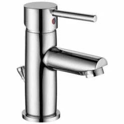 Buy 🛒 Delta Faucet Modern Deck Mount Bathroom Sink Faucet with Single Lever Handle in Polished Chrome 🧨