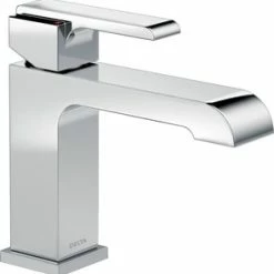 New ✨ Delta Faucet Ara® Single Handle Centerset Bathroom Sink Faucet in Polished Chrome 🎉