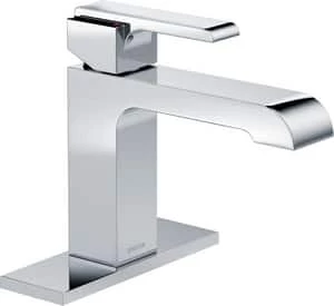 New ✨ Delta Faucet Ara® Single Handle Centerset Bathroom Sink Faucet in Polished Chrome 🎉 - Image 4