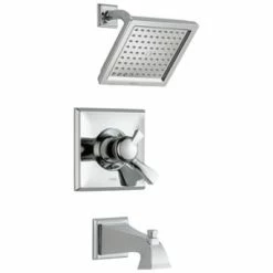Buy ⭐ Delta Faucet Dryden™ Two Handle Single Function Bathtub & Shower Faucet in Polished Chrome (Trim Only) ✨