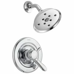 Brand new 👍 Delta Faucet Lahara® Single Handle Single Function Shower Faucet in Chrome (Trim Only) 🧨