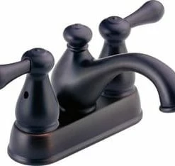 Buy 🛒 Delta Faucet Leland® Two Handle Centerset Bathroom Sink Faucet in Venetian Bronze 🔔