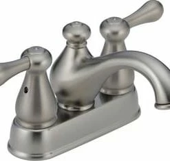 Budget 🧨 Delta Faucet Leland® Two Handle Centerset Bathroom Sink Faucet in Brilliance Stainless 😍