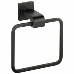 Top 10 ✨ Delta Faucet Ara® Rectangular Closed Towel Ring in Matte Black ⭐
