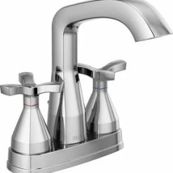 Top 10 ❤️ Delta Faucet Stryke® Two Handle Centerset Bathroom Sink Faucet in Polished Chrome ⭐